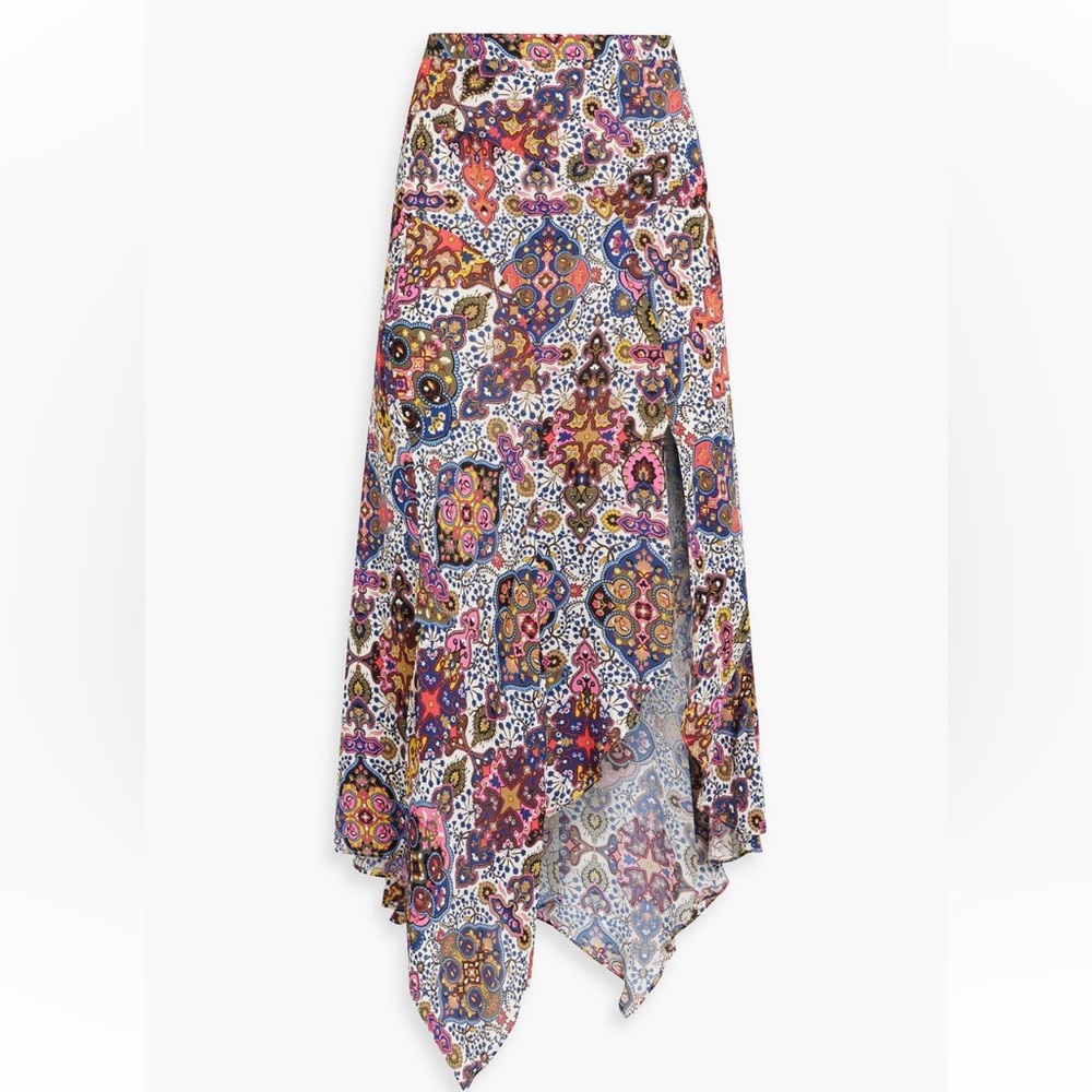 NEW Veronica Beard Asymmetrical Midi Skirt